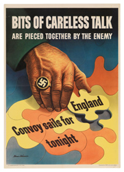 Bits of careless talk - II World War Poster