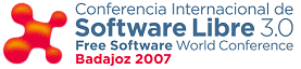 Conferencia Internacional Software Libre 3.0 Badajoz 2007