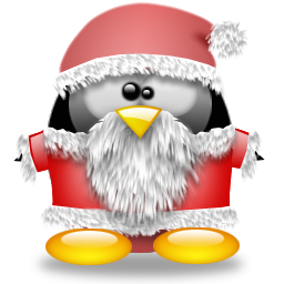 Tux Merry Christmas Feliz Navidad Pingüino Linux